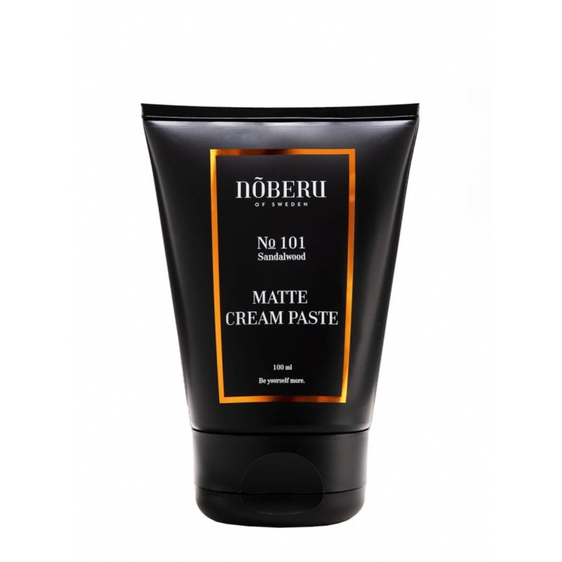 Noberu of Sweden Matte Cream Paste Sandalwood - kremowa matująca pasta do włosów 100ml