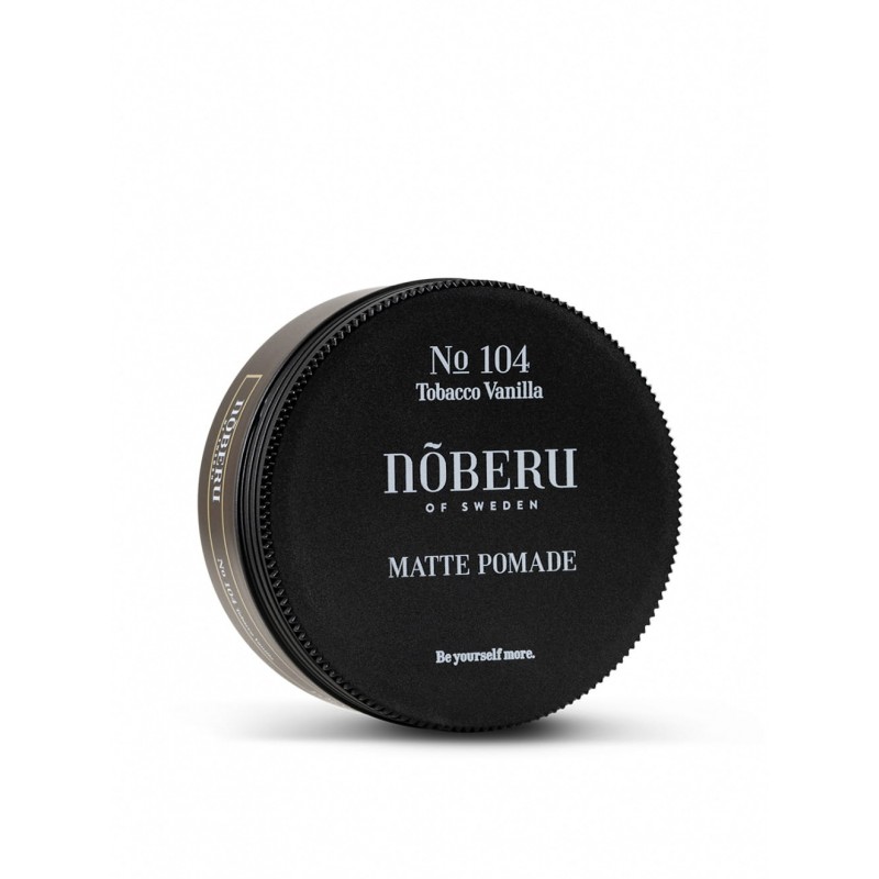 Noberu of Sweden Matte Pomade Tobacco Vanilla - matująca pasta do włosów 80 ml